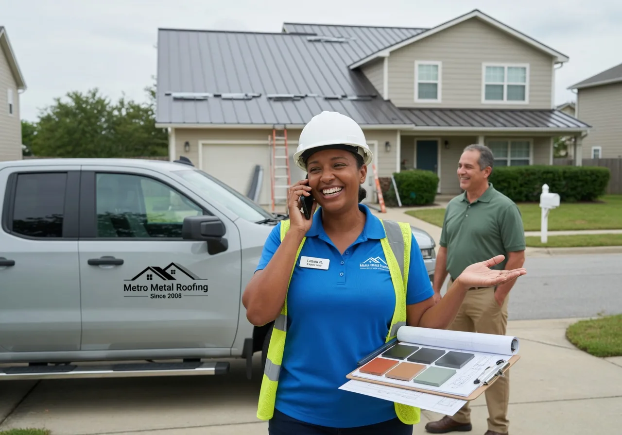 Storm Damage Metal Roof Repair in Bay Port, MI